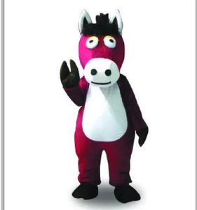 2024 Halloween Classic Version Red Horse Mascot Costume For Party Carcher Character Mascot Försäljning Gratis frakt Support Anpassning