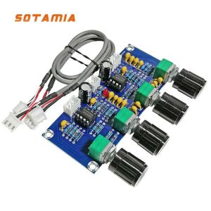 Amplifier SOTAMIA Power Amplifier Tone Preamp Board NE5532 OP AMP Treble Midrange Bass Volume Control PreAmplifier DIY Sound Amplifiers