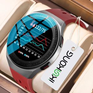 Watches 2021 Bluetooth Call Smart Watch Men 8G ROM Nagrywanie lokalnego smartwatcha muzyki dla Huawei Xiaomi Waterproof Fitness Tracker