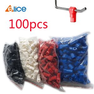 Kits 100pcs/Lot AntiTheft EAS Stop Lock For Store Display Security Hook Stem Peg Plastic 6mm Hole Diameter