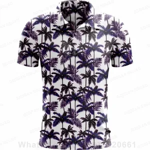 Camisas 2023 New Summer Men Men camisa pólo moda casual manga curta pesca seca seca Golfe tshirt Tops Roupas Plus Size