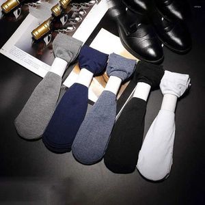 Мужские носки 10pair Cool Thin Thin Ice Stocks Solid Color Viscose Business Stockings Elastic Men