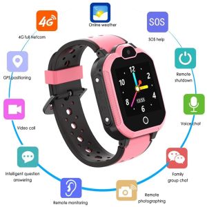 Opaski na rękę smartwatch 2021 LT05 Watches dla dzieci GPS Dzieci wodoodporne połączenie wideo zdalne słuchanie LBS Wi -Fi Pozycjonowanie dzieci