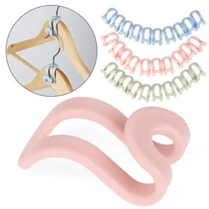 10pcs Creative Mini Clother Hanger Home Easy Antislip Hook Closet Organizer Lager Rack Halter Haushalt Zubehör