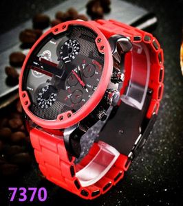 Top luksusowe męskie zegarek Dz7370 Złote duża dial