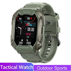 Watches 2022 New VWAR Smartwatch Rugged Outdoor Smart Watch Blood Pressure 5atm IP69K Waterproof Bluetooth Sport Smartwatch för män