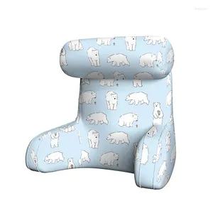 Pillow Cute Animal Print Cylindrical Neck Lumbar Support Pad Removable Back Pregnant Woman Bedroom Bed Head Household Items