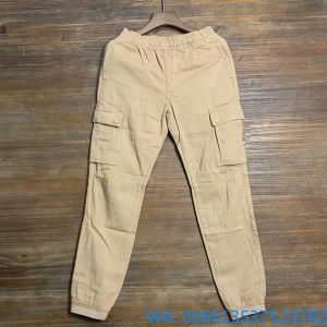 Men Clothing Designer Mens Cargo Pants Jogger Pants Simple Pant with Badge Solid Taly Style Free Shipping