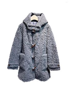 Women's Jackets Two-color Hooded Jacket Fashion Casual Comfortable Warm 2024 Autumn And Winter 1228