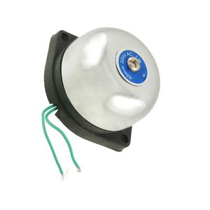 ESCAM 55 mm di diametro allarme antincendio Electric Gong Bell AC 220V Per misure di sicurezza e di sicurezza migliorate in vari contesti e ambienti