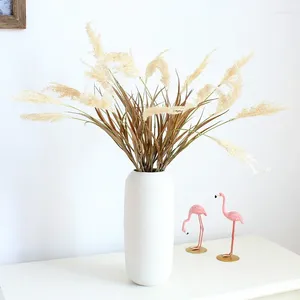 Decorative Flowers 66CMArtificial Plants Bundle Of Dog Tail Grass And Reed Velvet Simulation For Office Decor Garden Decoration Fake