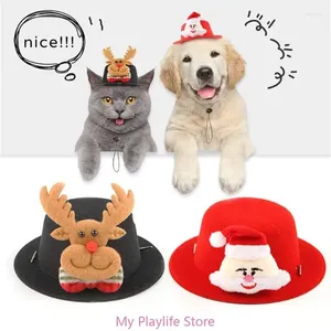 Ubrania psów kota zabawny renifer cosplay Feel Costume Soft Wygodne akcesoria do czapki ubieraj się