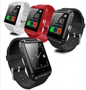 Orijinal U8 Smart Watch Bluetooth Electronic Smart Wristwatch Sports Tracker Apple iOS için Akıllı Bileklik İzle Android Telefon WATC3373456