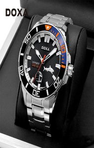 DOXA Watch Men039s Luxury Stainless Steel Waterproof Quartz Sports Diving Luminous Water Ghost Watch Christmas Gift Mens Watche8654779
