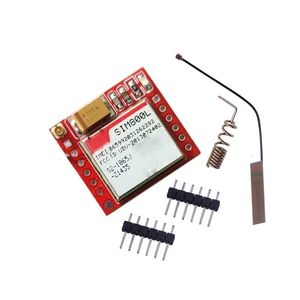 Ny 2024 minsta SIM800L GPRS GSM-modul Micro SIM-kortkärntavla quadband TTL Serial Port för Arduinofor Sim800L GPRS Board for Arduino