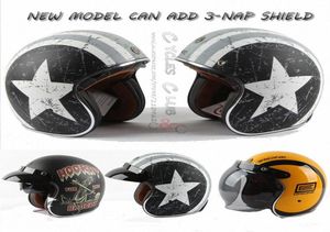 Whole Torc Helmet Casco Casco Capacete Vintage Motocross Helmets T57 Moto Cafe Racer Motorcycle Scooter 34レトロオープンフェイスヘルメットW3694195