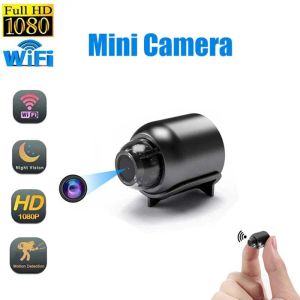 Telecamere 1080p mini fotocamera wifi la telecamera protezione della telecamera per la visione notturna di sorveglianza camme dv registrazione videocamera per casa