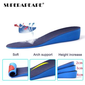 Accessories Invisible Height Increase Insert Sports Shoes Insoles for Women Arch Support Lift Taller Pads Soles for Shoe Elevator men shoes