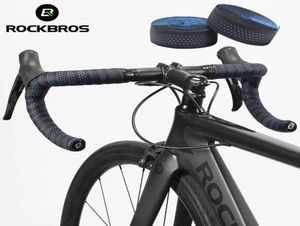 Rockbros Bike HandleBars Tape Pueva Antislipラップソフト通気性衝撃ロードテープエンドバーMT自転車グリップサイクリングアクセス7860707