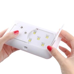 36W LED -Nägel Lampe Mini -Nägeltrockner Maschine Tragbares Gewicht USB -Phototherapie Lampe zum Trocknen von UV -Nägeln Gel Polnische Maniküre für tragbare Nageltrockner