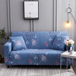 Chair Covers Spandex Stretch Sofa Cover Living Room For 1/2/3/4 Seater Branch Pattern Home Decor