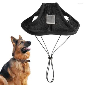 Chapéu de sol para cães para cães Round Brim Brimche Protection viseira pequena média de verão grande