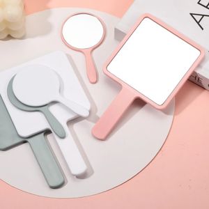 2024 Pink Mirror Portable Square Shape Handheld Mirror Cute Small For Daily Cosmetic Makeup - Perfect Companion for Beauty on the Go for