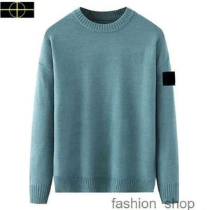 2024 Bluza z kapturem Załoga Załoga Załoga Długot Slevee Pullover Bluver Para Ubranie jesień i wiosenne ciepłe kamienie Jumper Island Juh668