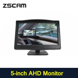 Exibir novo Mini Digital 800*480 Monitor AHD de 5 polegadas para CCTV Home Security PAL/NTSC Câmera/Vista frontal ou Vista traseira Display