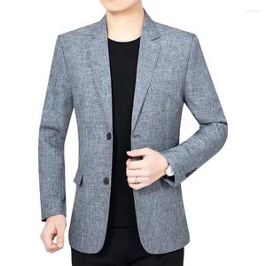 Herrenanzüge Mann solide formelle Verschleißgeschäft Casual Coats Spring dünne Blazer Jacken Qualität männlicher schlanker Kleidung 4xl