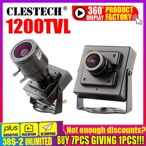 Kamery 11.11 Duża sprzedaż Smale1200tvl CCTV HD Mini Camera Security Surveillance Metal Micro Monitoring Security Vidicon z nawiasem