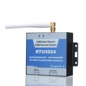 Kits 2G GSM Gate Opener Access Fjärrkontroll av gratis telefonsamtal Hemlarmsystem Säkerhet för automatisk dörröppnare RTU5024