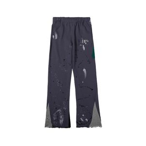 mens designer pants graffiti print sweatpants cargo pants joggers sweatpant cargos pantalon splash ink jogger loose letter