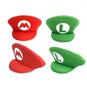 Partyversorgungen Film Super Brothers Red Green Hat Cosplay Anime Halloween Kostüme Accessoires