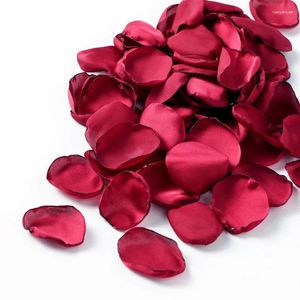 Decorative Flowers 100Pcs 4cm Artificial Petal For Home Room Decor Wedding Valentine's Day Decoration Fake Flower DIY Craft Gift Accessory