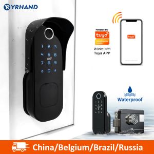 Blocca WiFi Gate Remoto Control Tuya Smart Lock Lock Security Security RFID porta Serratura Eletronica