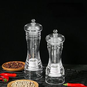 Pepper Grinder- Acrylic Salt and Pepper Shakers Adjustable Coarseness by Ceramic Rotor kitchen accessories