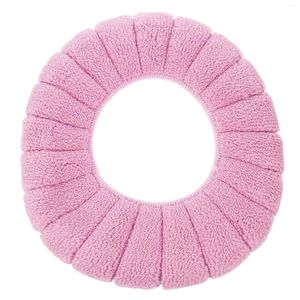 Bath Mats Toilet Lid Domestic Pad Cover Seat Bathroom Supplies Thicken Mat Cushion Supple Washable Warmer