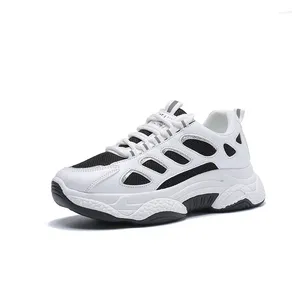 Fitness Shoes White Women Chunky без скольжения кроссовки платформы осени классическая дышащая беговая обувь теннисная обувь Zapatos Mujer