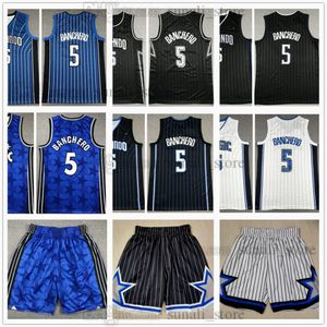 Stitched Basketball Paolo Banchero Jerseys 5 Banchero Sports Pants Men Youth 100% Embroidery