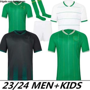 Irlandia Domowe koszulki piłkarskie Zestaw Doherty Duffy 23 24 Away Euro Drużyna narodowa Egan Brady Keane Hendrick McCabe Football Shirt Men Kids Mundlid