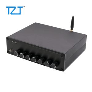 Konwerter TZT A600 350W Audio Power Wzmacniacz Bluetooth 4.2 AMP 5.1 Kanał DC1225V W/O Kabel zasilający