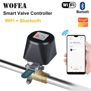 検出器Tuya WiFiスマートマニピュレーターZigbee Valve Controller Bluetooth for Water Gas Auto Shut on SupportAlexaGoogle Home SmartLife
