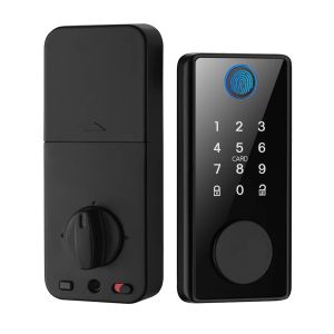 Controllo Smart Digital Locks Entry Front Door Digital Codice Digital Codice con chiave in alluminio Biometria Blocco della porta Keyless Entry Antitheft