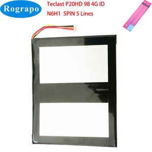 Power New 3.8V 9000mAh Notebook Laptop Tablet PC Battery For Teclast P98 HD P98HD With 5Wires Plug