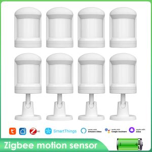 Detektorn Tuya Zigbee Motion Sensor Pir Human Body Infraröd detektor Närvaro Sensor Arbetet med Alexa Google Home SmartThings Smart Life