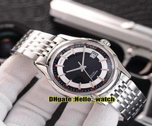 Tani nowa godzina Vision 41 mm Classic 43130412101001 Black Dial Automatyczna męska zegarek Bransoletka ze stali nierdzewnej Sport zegarki Hell7896501