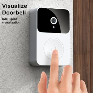 Doorbell Wireless Smart Video Doorbell WiFi Remote Home Intercom Door Bell with HD IR Night Vision Security Camera