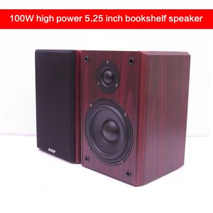 Alto -falantes 100W 5,25 polegadas Home HighPower Bookshelf Speaker passive Desktop Monitor de parede Pounto de parede Substituído HiFi Fever HiFi Speaker