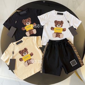 Baby Boys Girls Designer-Kleidung Outfit Sommer Kinder Anzug Baumwolltops T-Shirt Shorts 90cm-150 cm #004